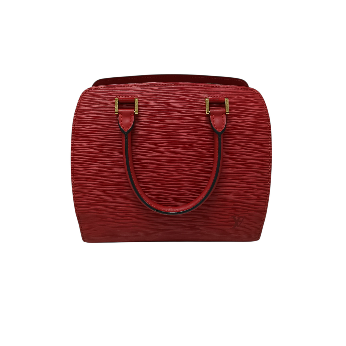 LOUIS VUITTON Handbag Epi Pont Neuf M52057 Red Stain/Damage  M11917