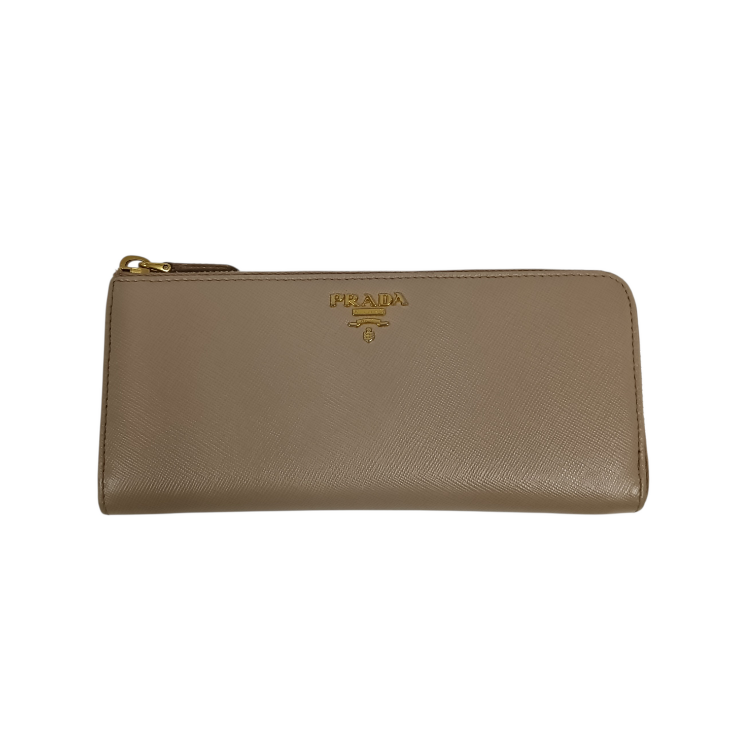 PRADA Long Wallet Ivory