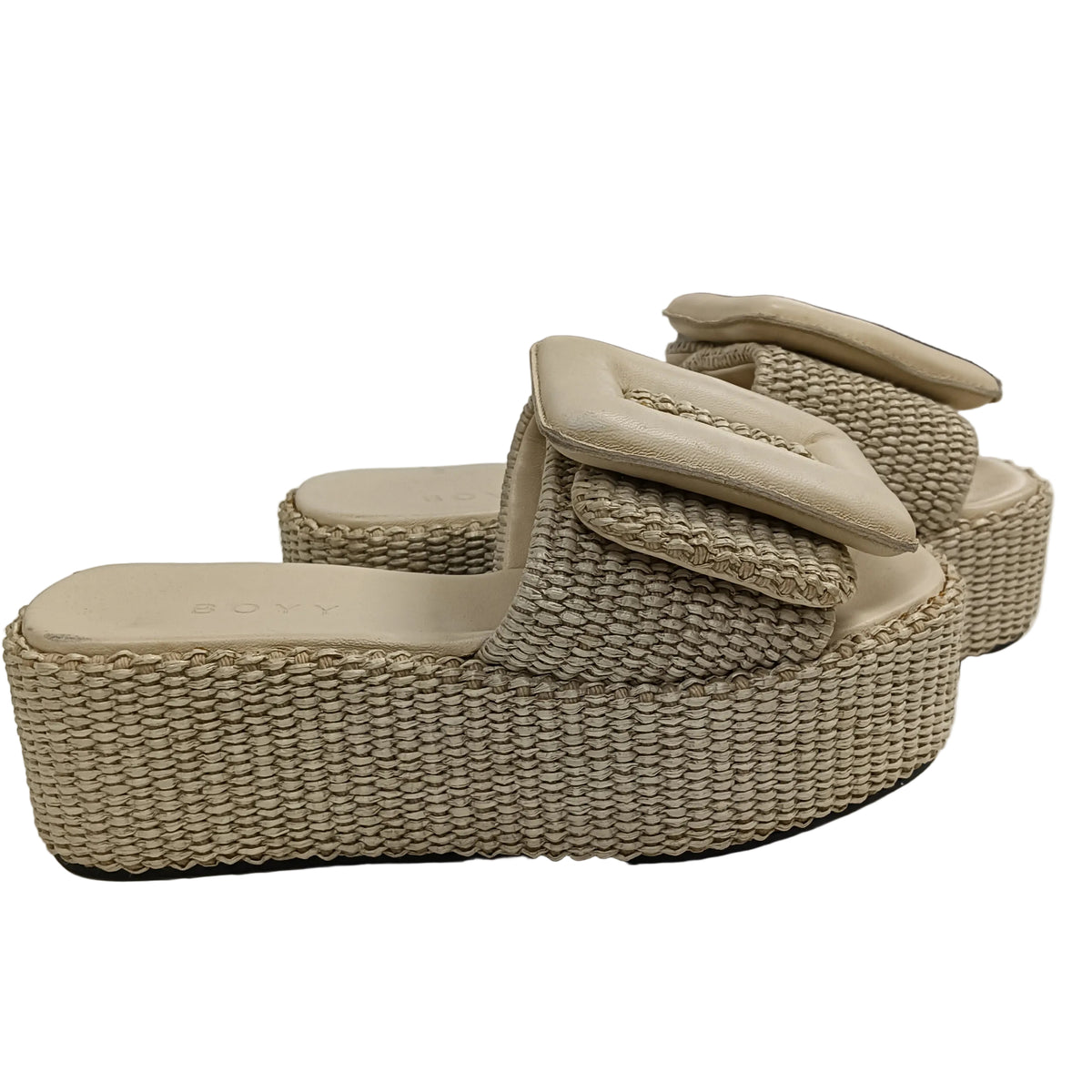 BOYY Sandal 38 Lady's Beige **Stain