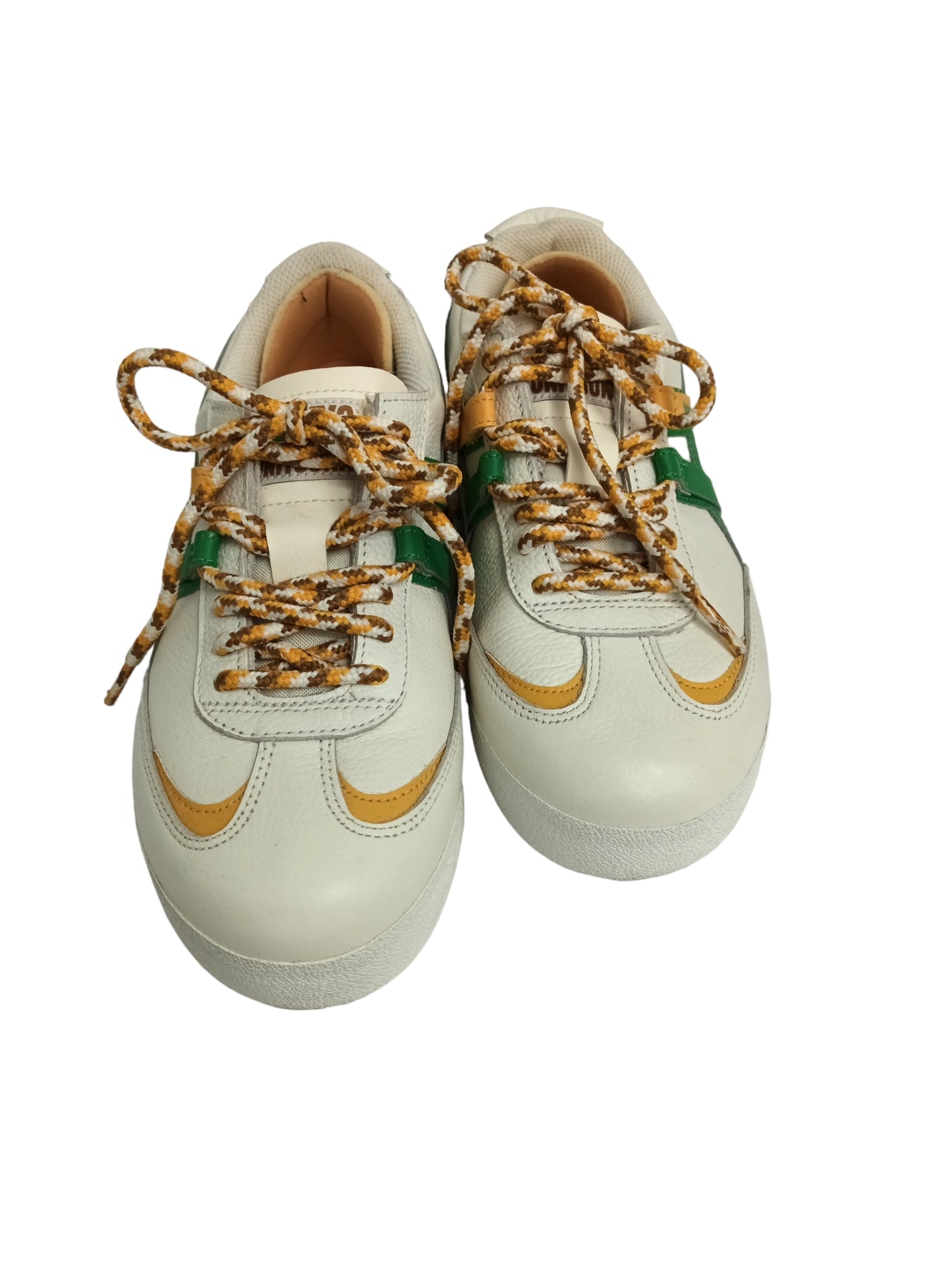 ONITSUKA TIGER SNEAKER LADY S 1183A559 BEIGE/ GREEN RANK(B) SIZR 23CM