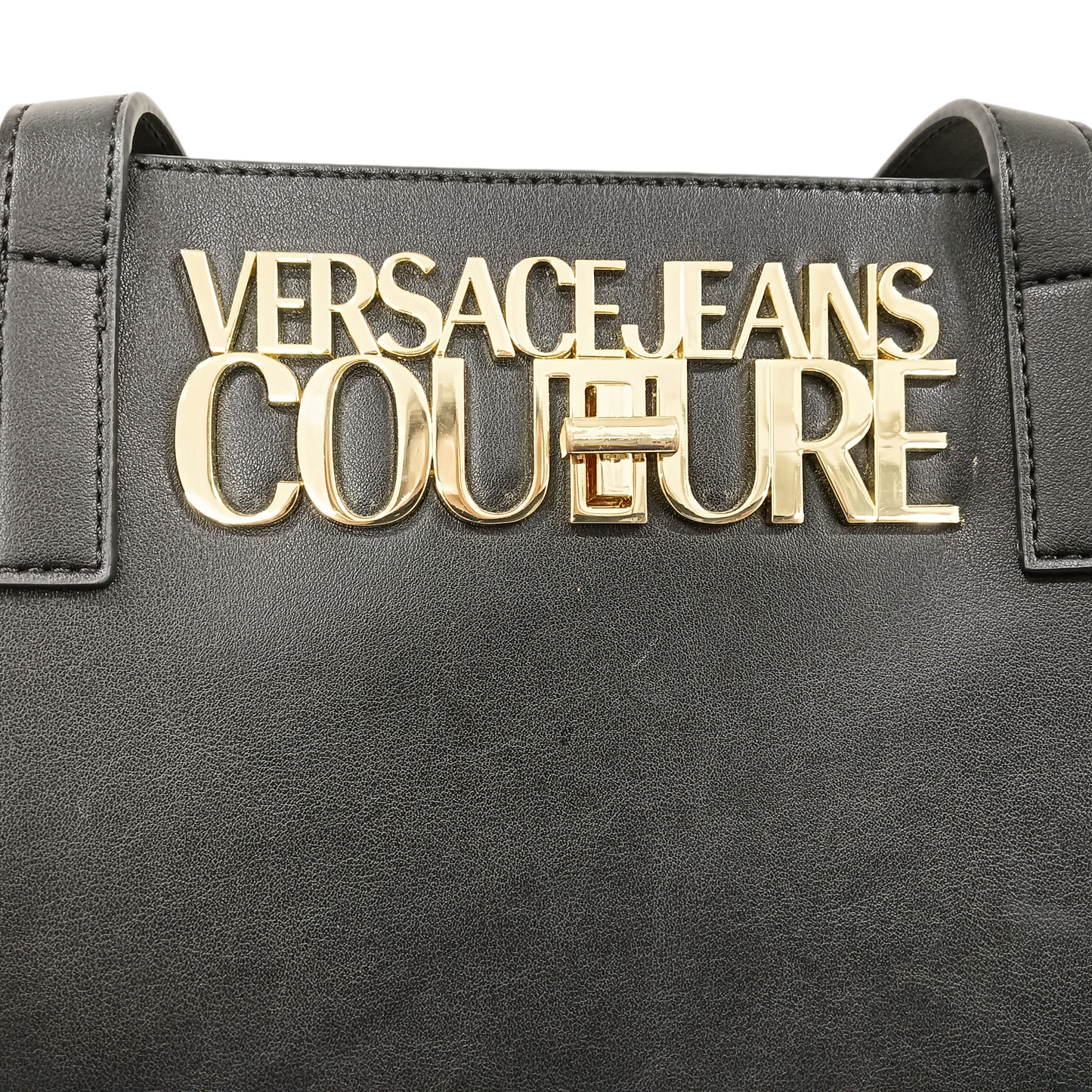 VERSACE JEANS COUTURE TOTE BAG BLACK