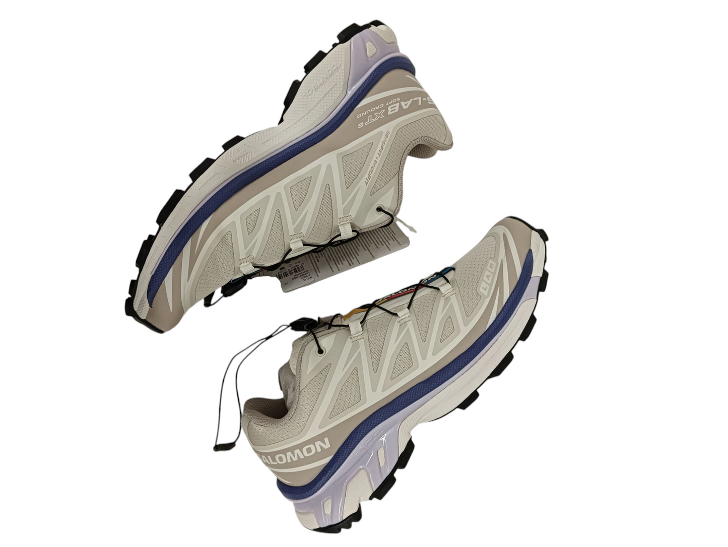 SALOMON Sneaker Size 39.5 475827 Lady's Beige/Purple