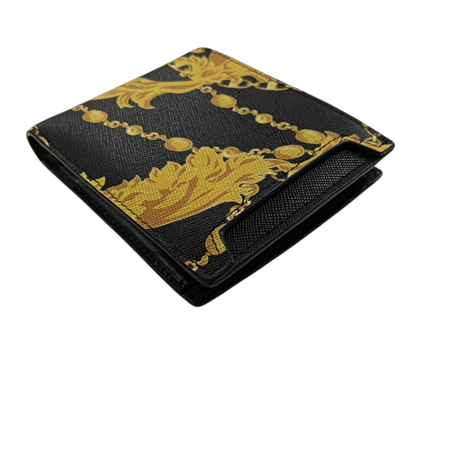 VERSACE Wallet 75YA5PB1 Black/Yellow