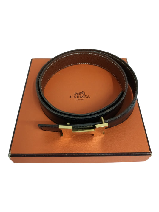 HERMES BELT BLACK F 3T7
