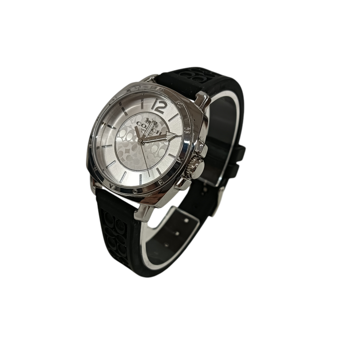 COACH WRIST WATCH BLACK/SILVER CA.64.7.95.1615 Rank (A)