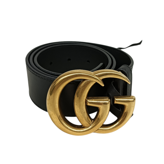 GUCCI Belt Gold/Black 400593