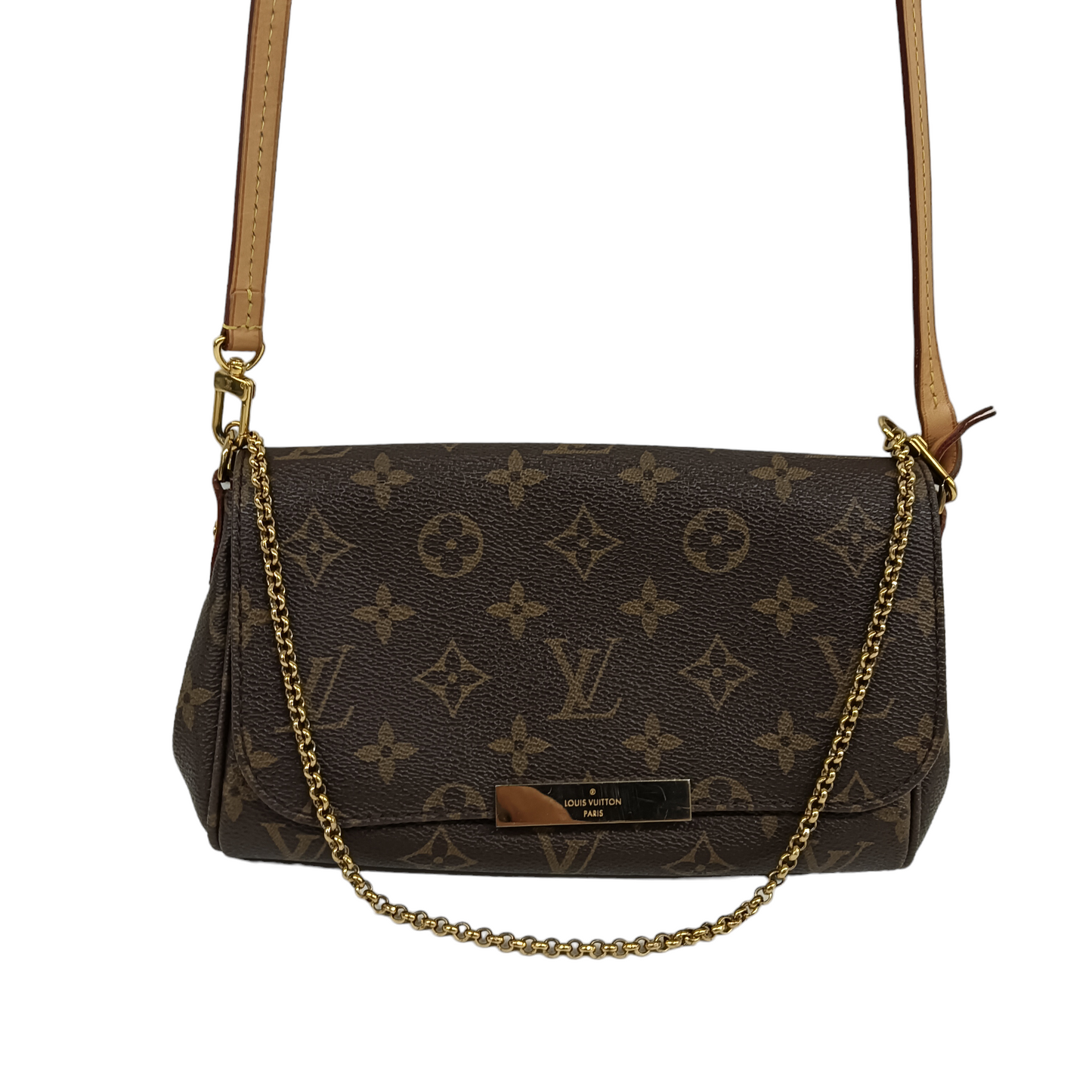 LOUIS VUITTON Shoulder Bag Monogram M40717 A0125 Brown