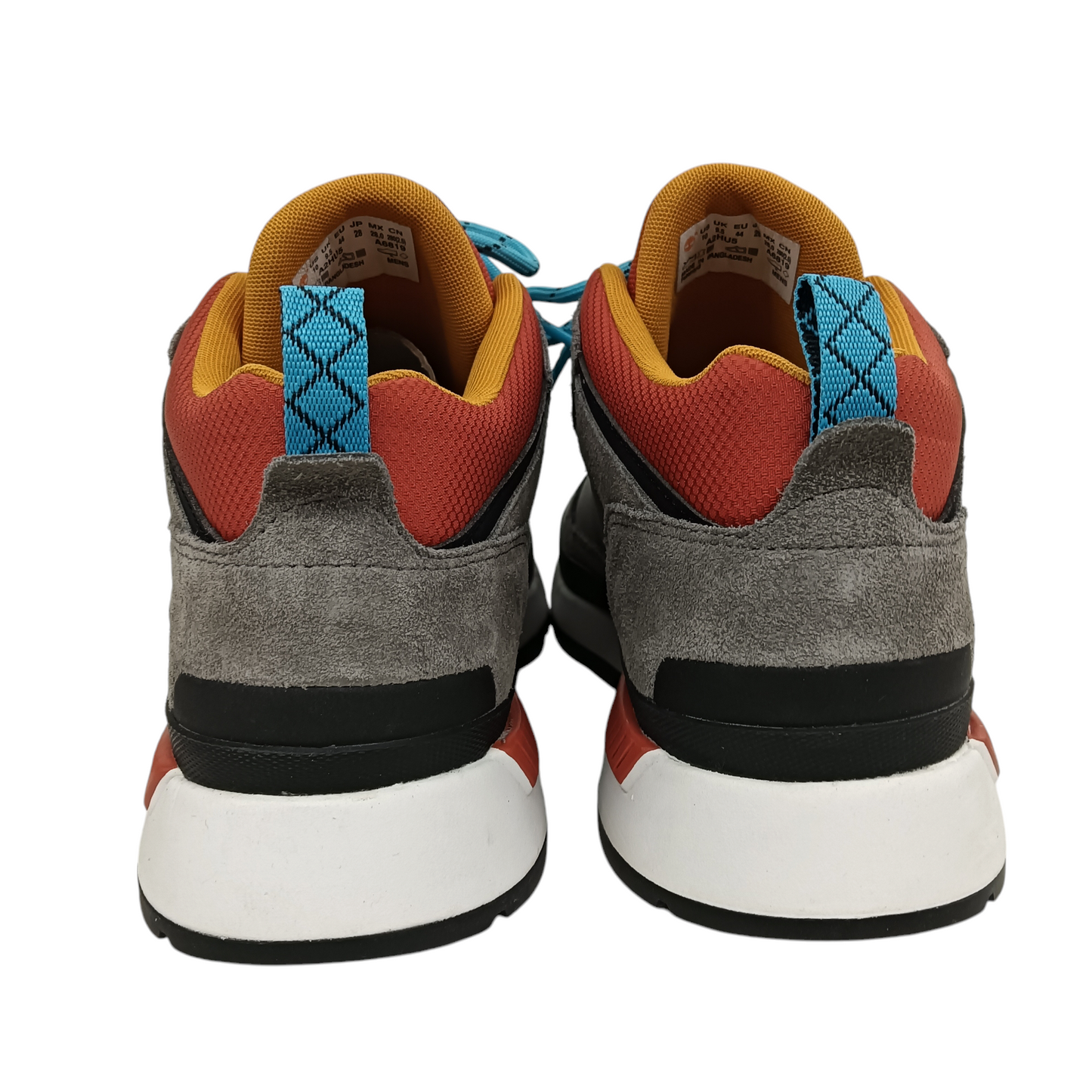Timberland Sneaker 10US A2HU5 Mens Gray And Orange Rank (AB)