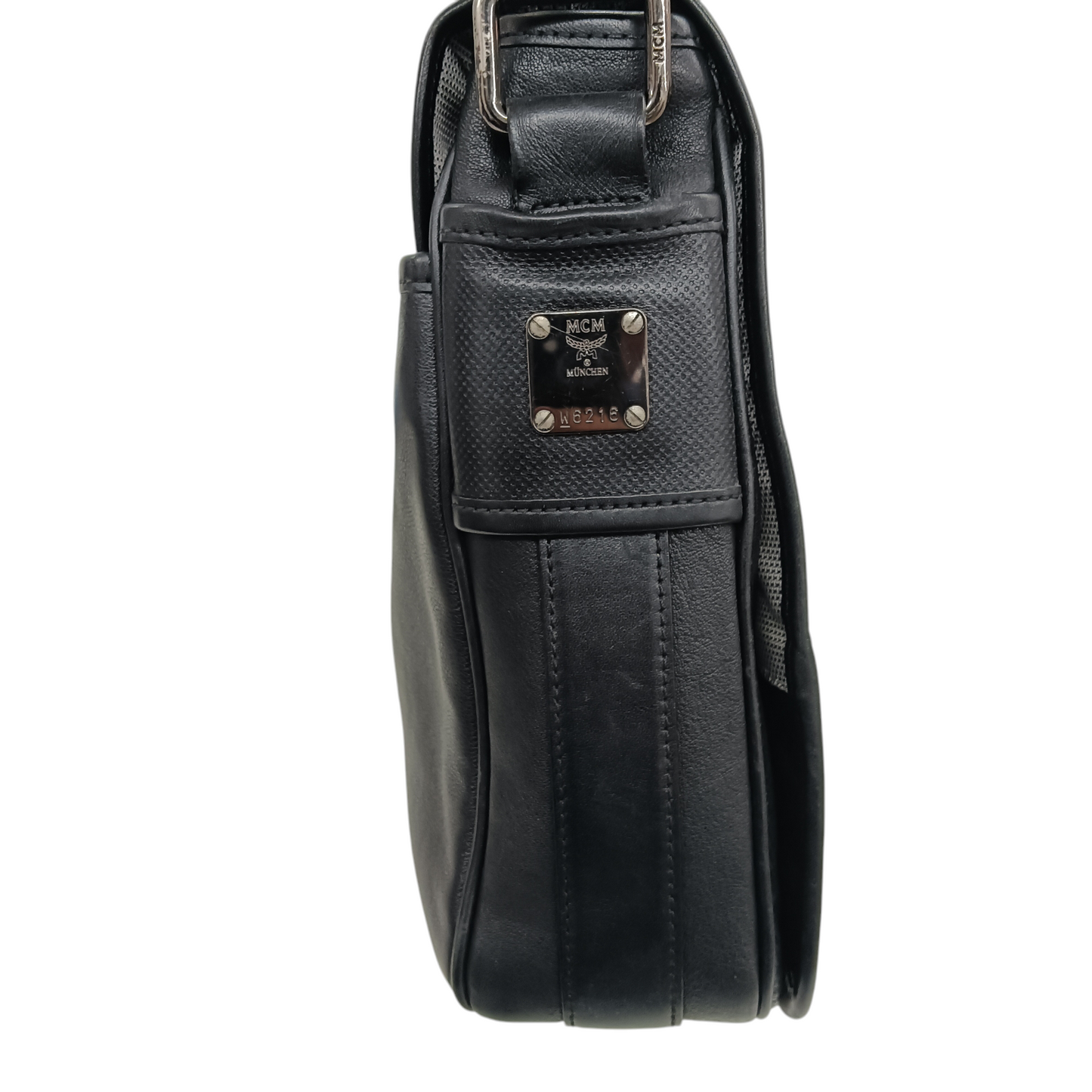 MCM Messenger Bag MMM2SNP03BK001 Rank (B) *Damage