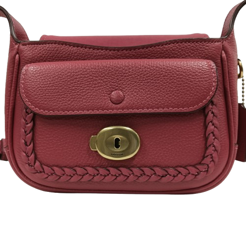 COACH Shoulder Bag CJ837 Pink Tabby