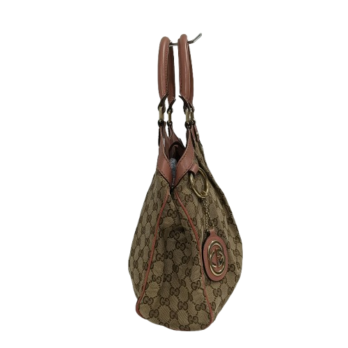 GUCCI Handbag 211944 Brown And Pink **Scratch/Stain