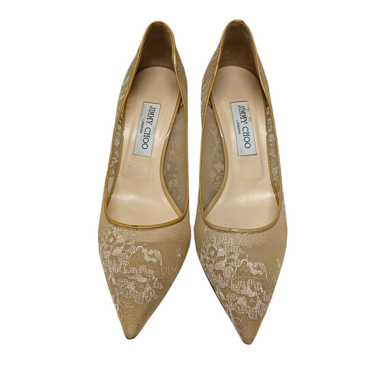JIMMY CHOO PUMPS SIZE 41 BEIGE