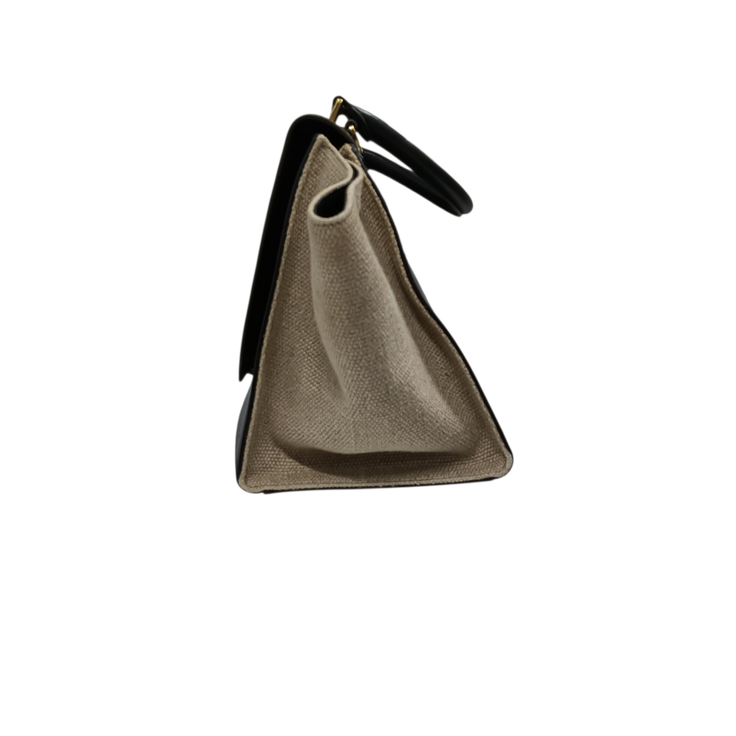 CELINE 2WAY Bag Trapeze Medium U-CU-1123 Olive/Black Damage/Stain