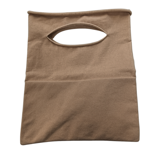 ISSEY MIYAKE HANDBAG BROWN