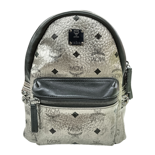 MCM Rucksack MMK5AVE47SV001 Rank (B) Silver *Scratch