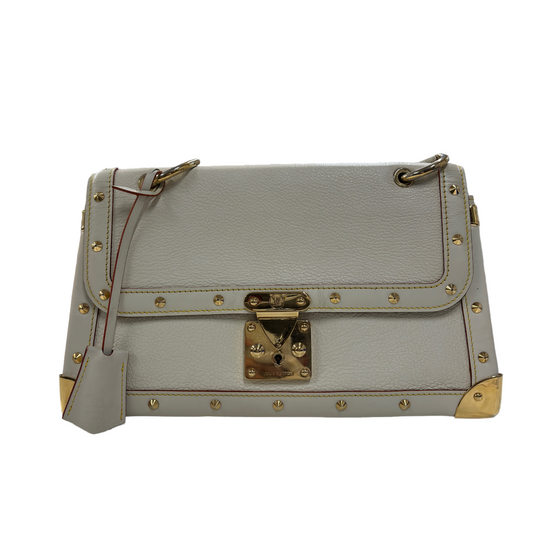 LOUIS VUITTON Bag Suhari Turntove White/Gold DU1024