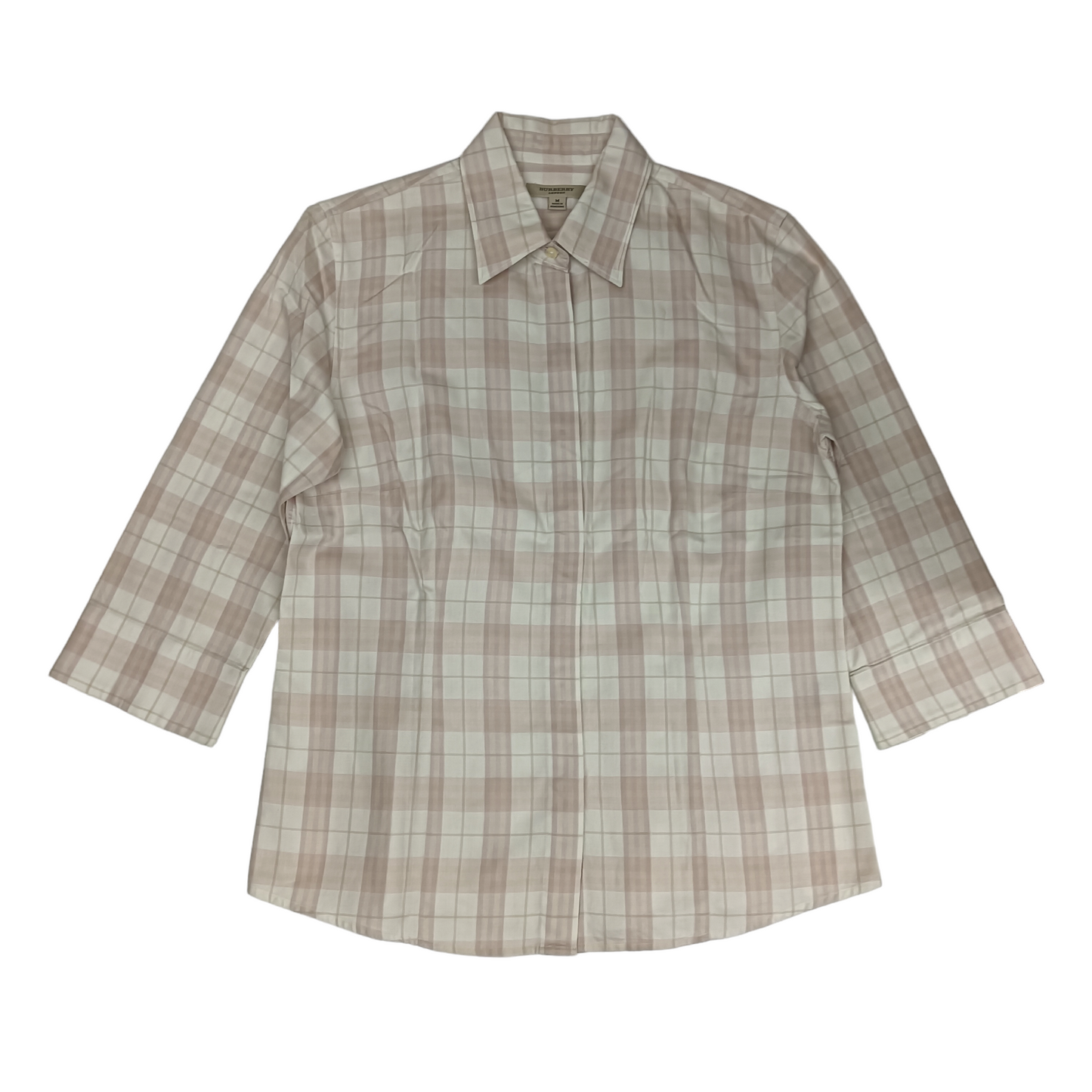 BURBERRY LONDON Long Sleeve Shirt SIZE M Lady's Checked