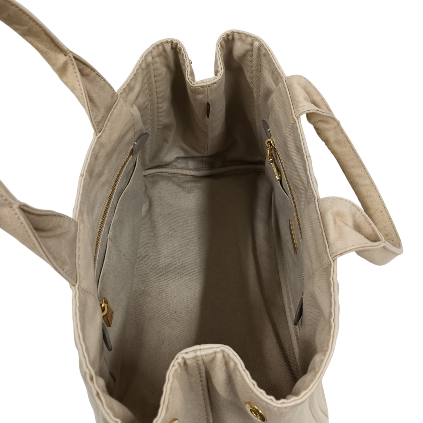 PRADA Handbag B1877B Beige
