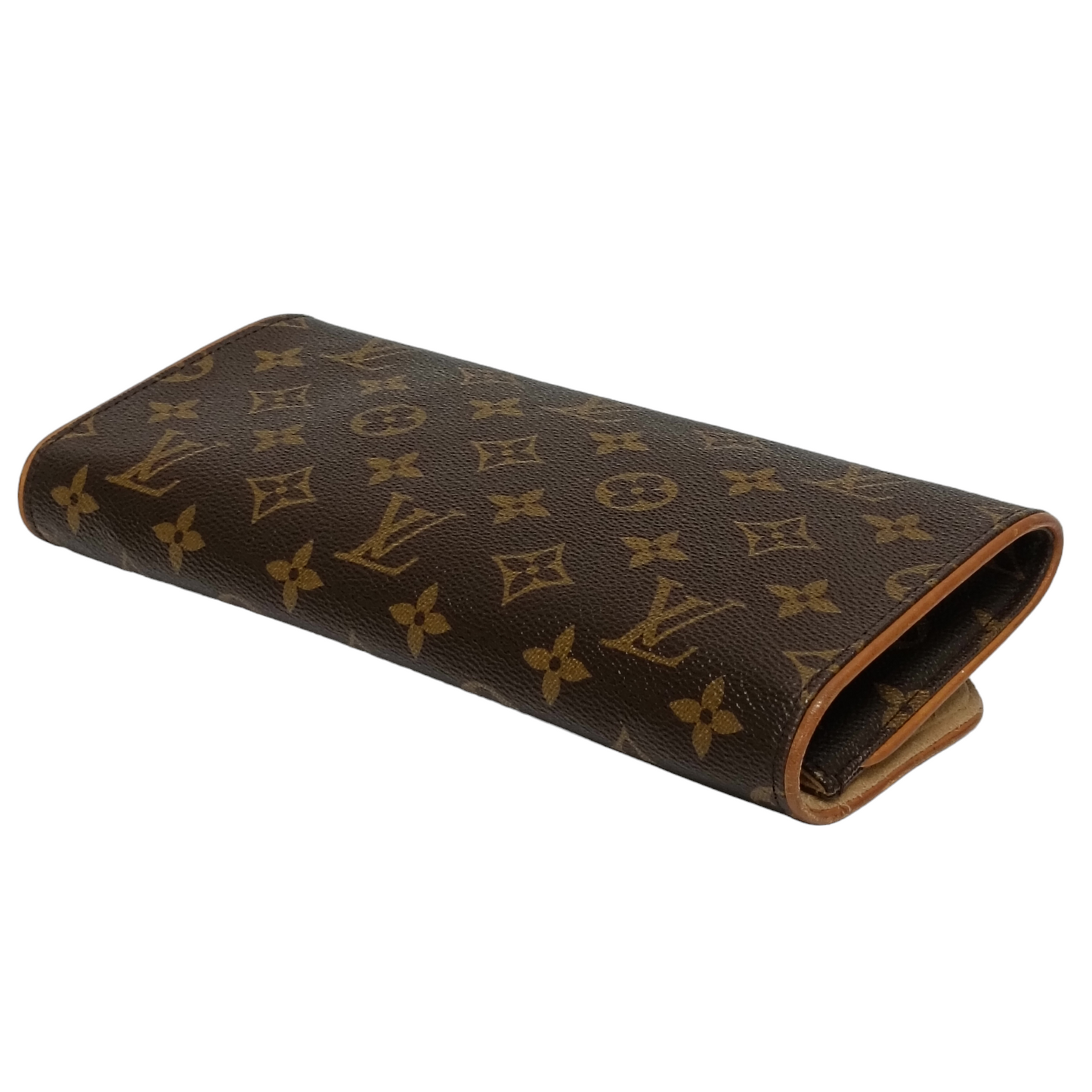 LOUIS VUITTON Pochette Monogram M51852 Brown Twin GM