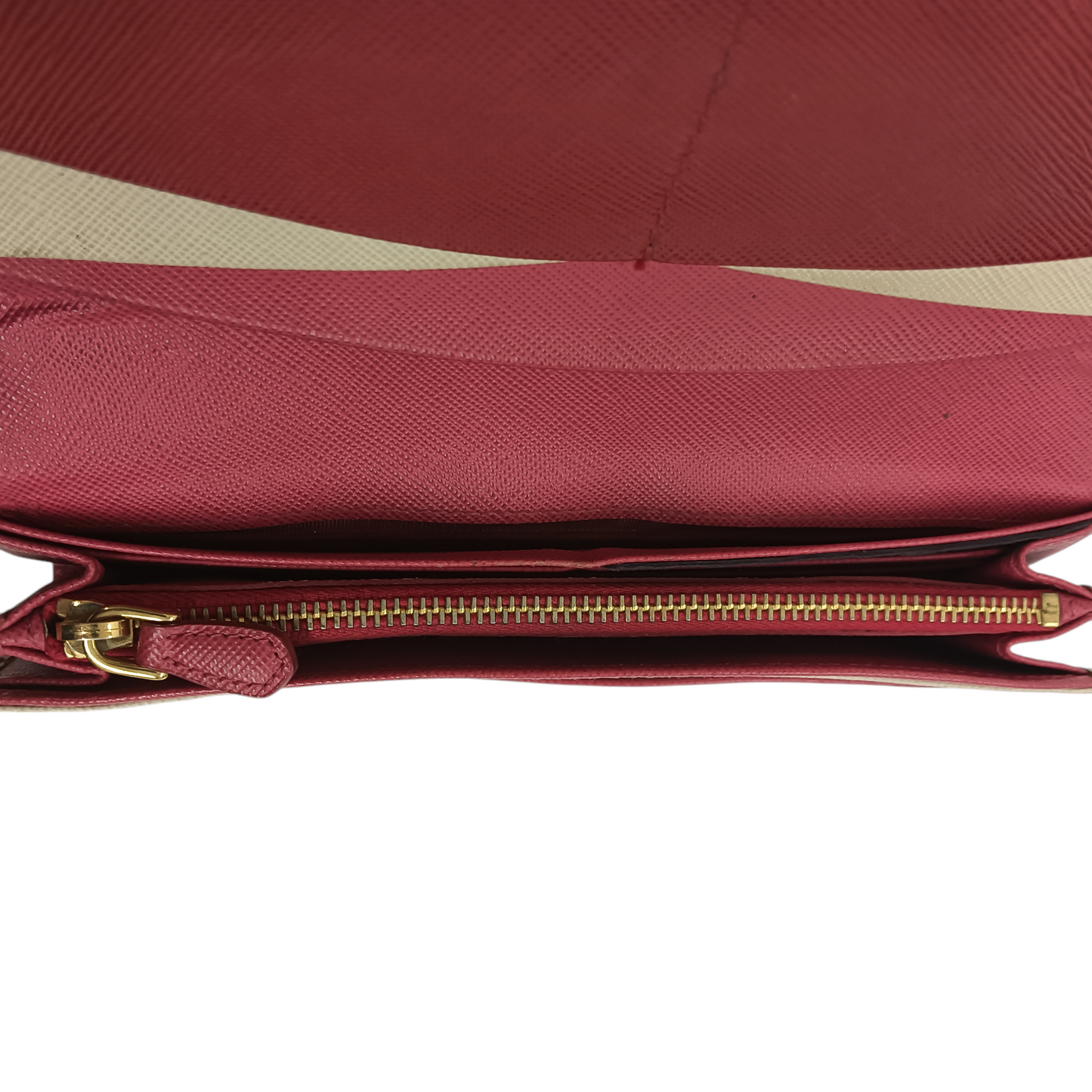 PRADA Long Wallet 1M1132 Rank (BC) Pink 63 *With Guarantee