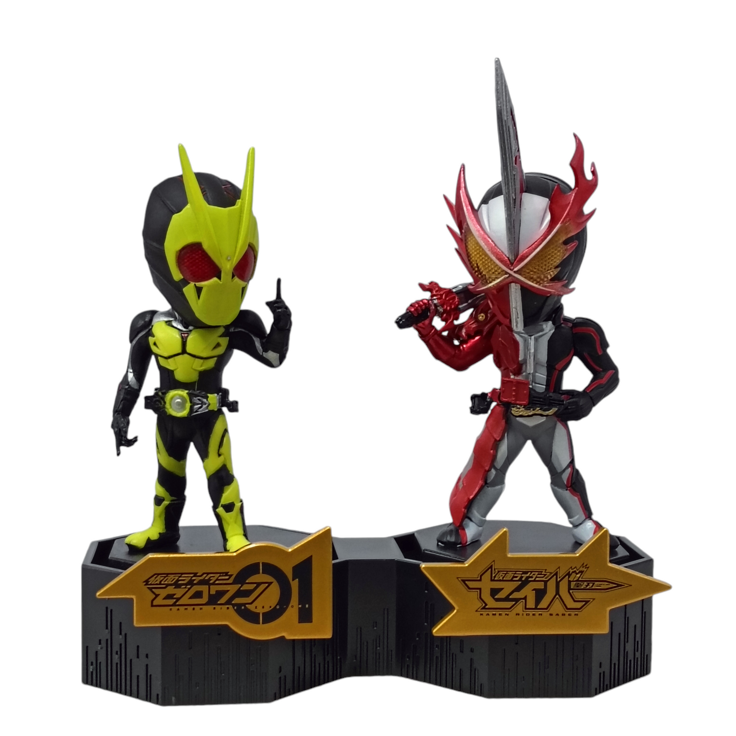 BANDAI DEFORME-X TWIN Kamen Rider SABER & ZERO-ONE