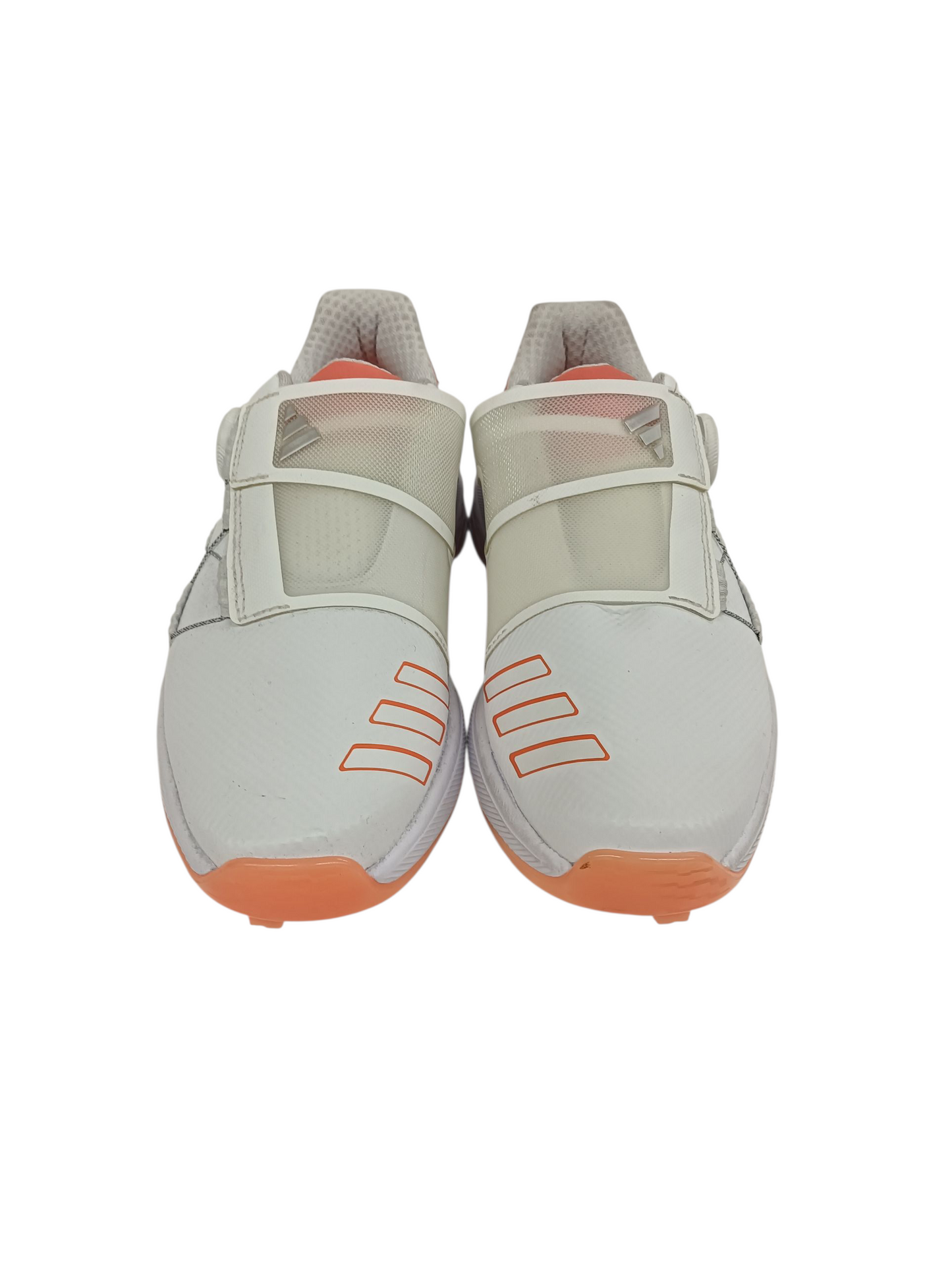 Adidas Golf Shoes Size 6.5 us Lady's White And Orange HP2225