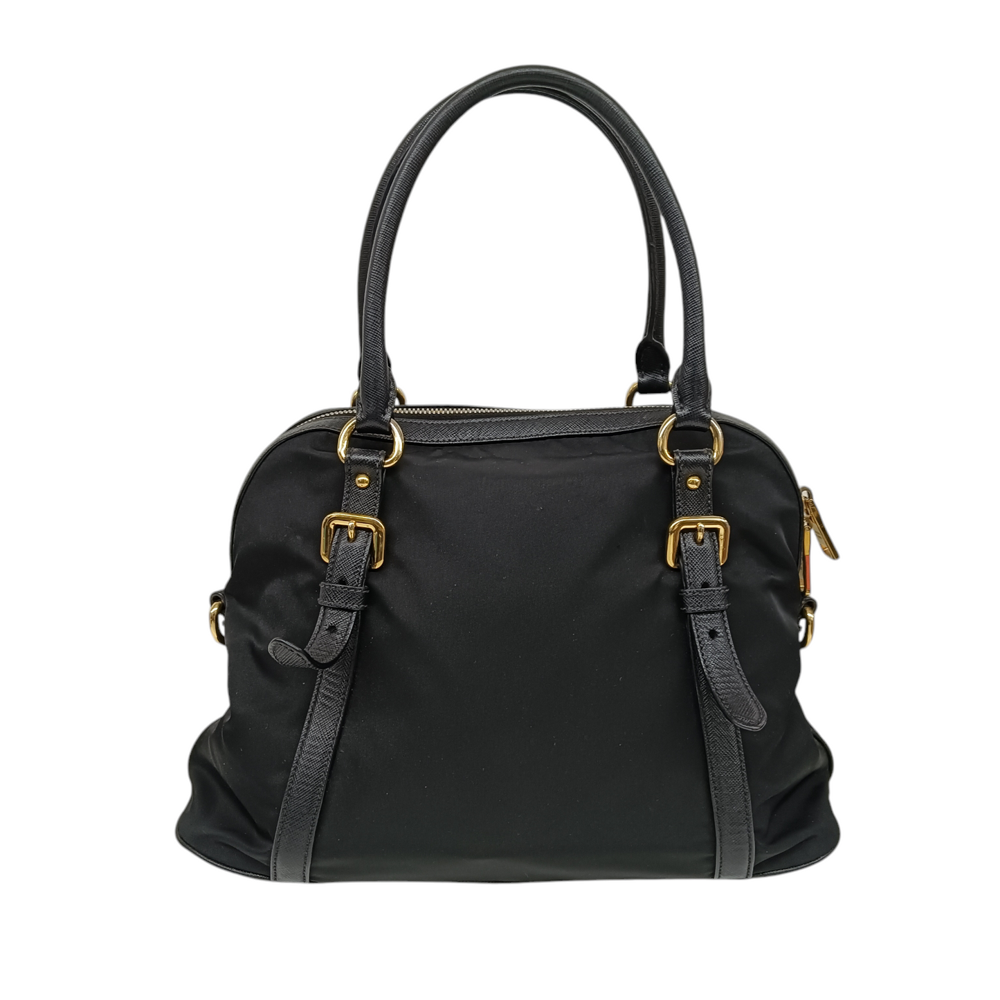 PRADA 2WAY Bag saffiano 1BB013 Rank B Black 203
