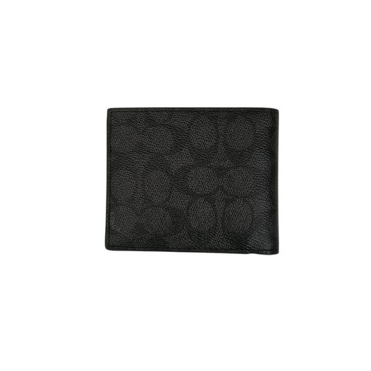 COACH Wallet*Whit Card Case* Black D2580