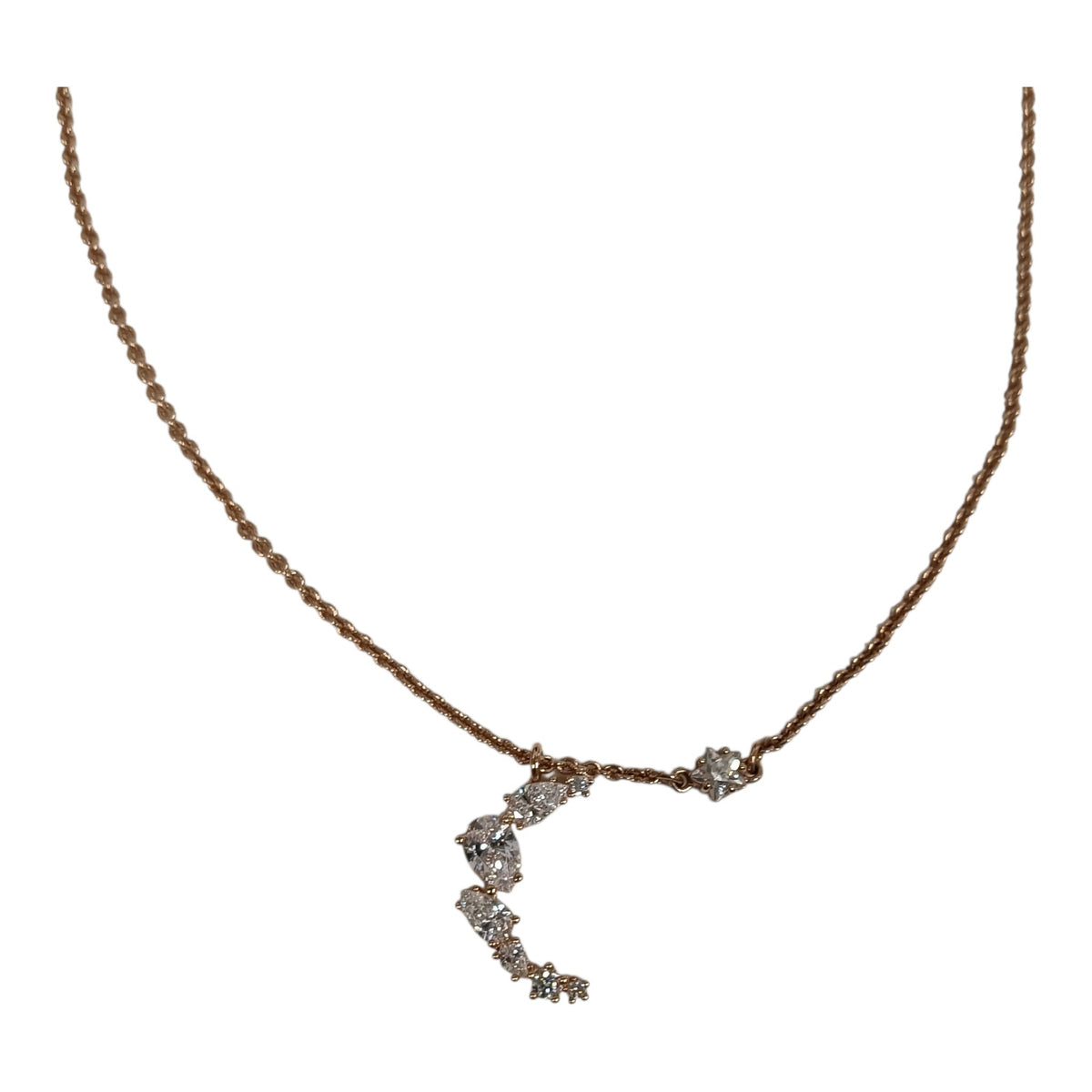 SWAROVSKI Necklace Bronze/White 5486357
