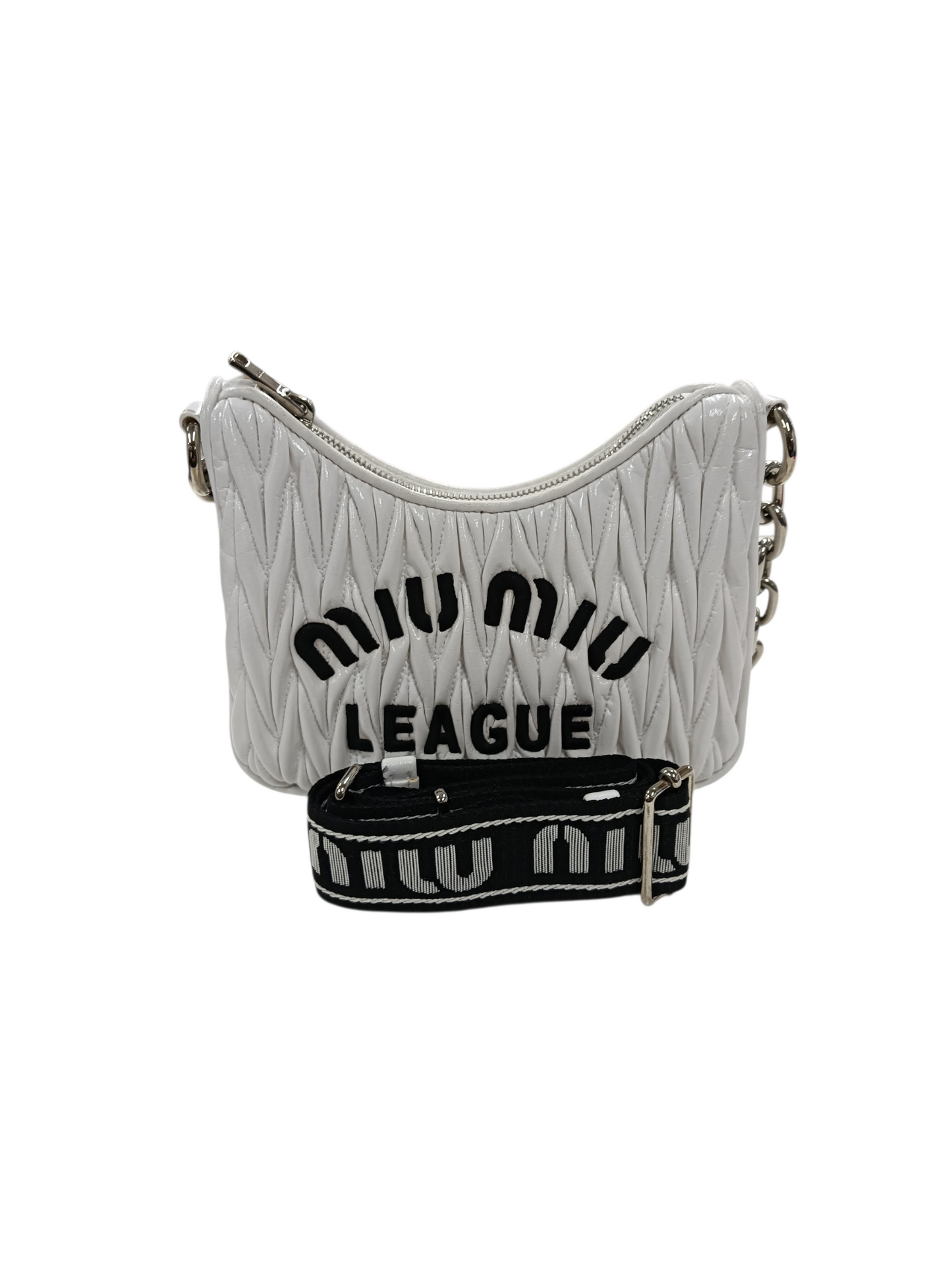 MIU MIU 2Way Bag White NFC