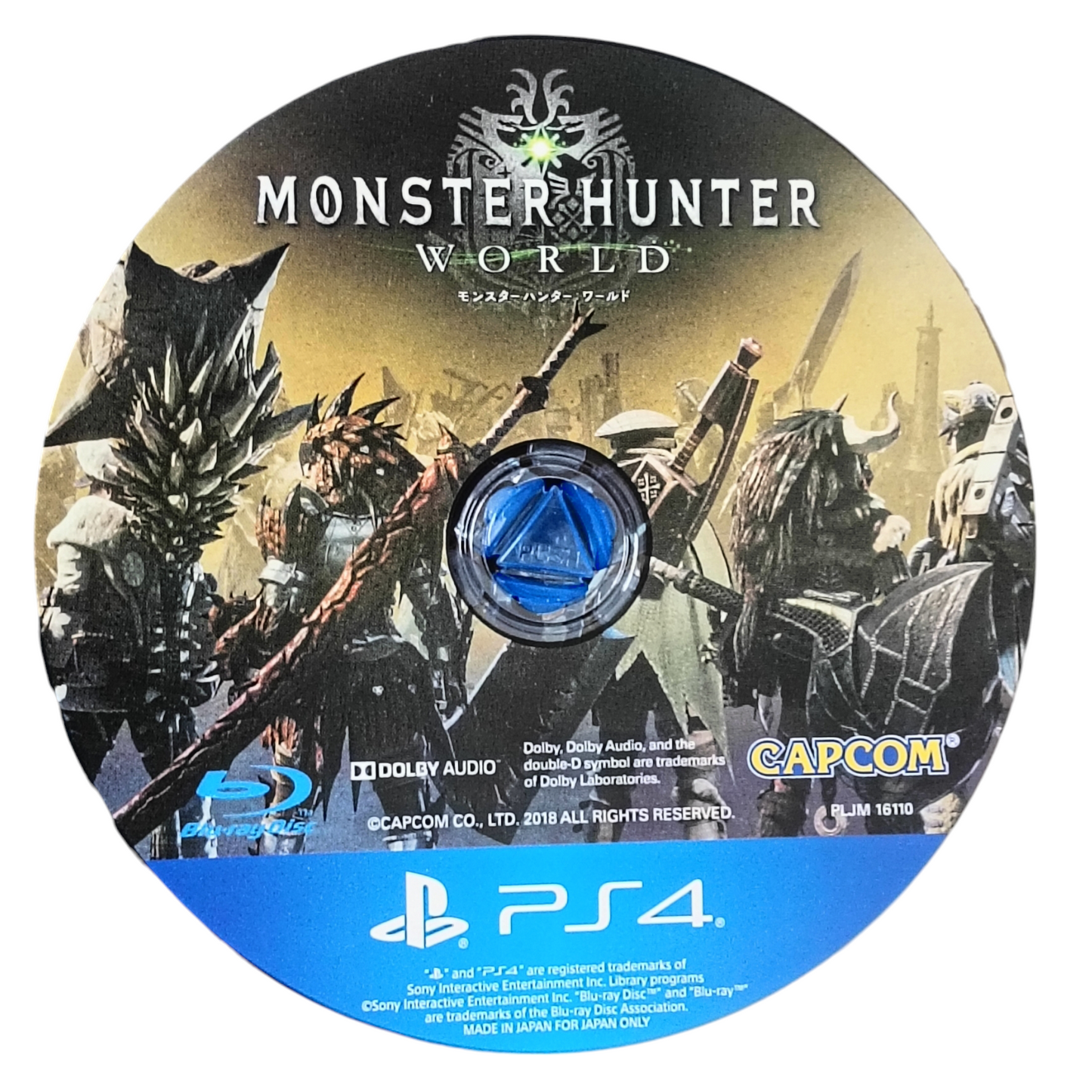 CAPCOM MONSTER HUNTER WORLD PS4 Game Software