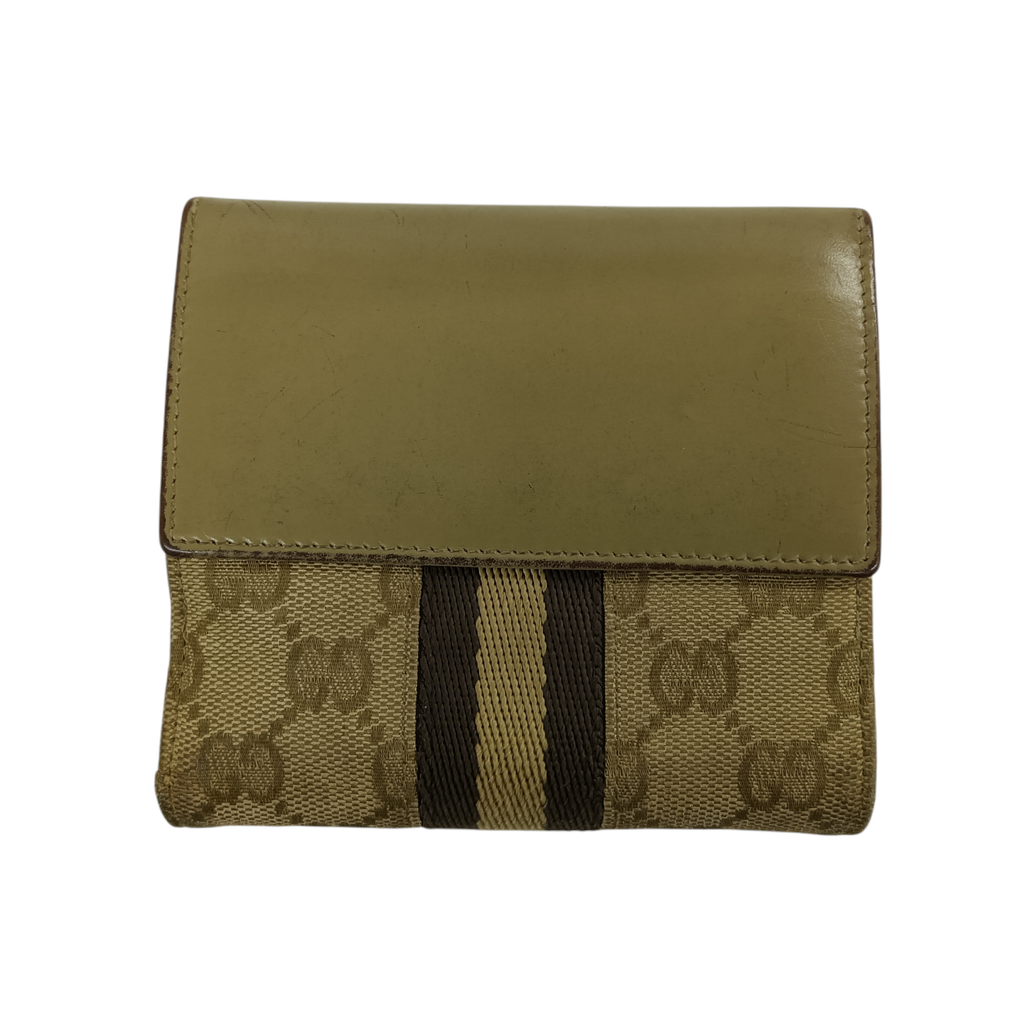 GUCCI Wallet 05474-1147 Rank(C) Brown *Stain/Damage