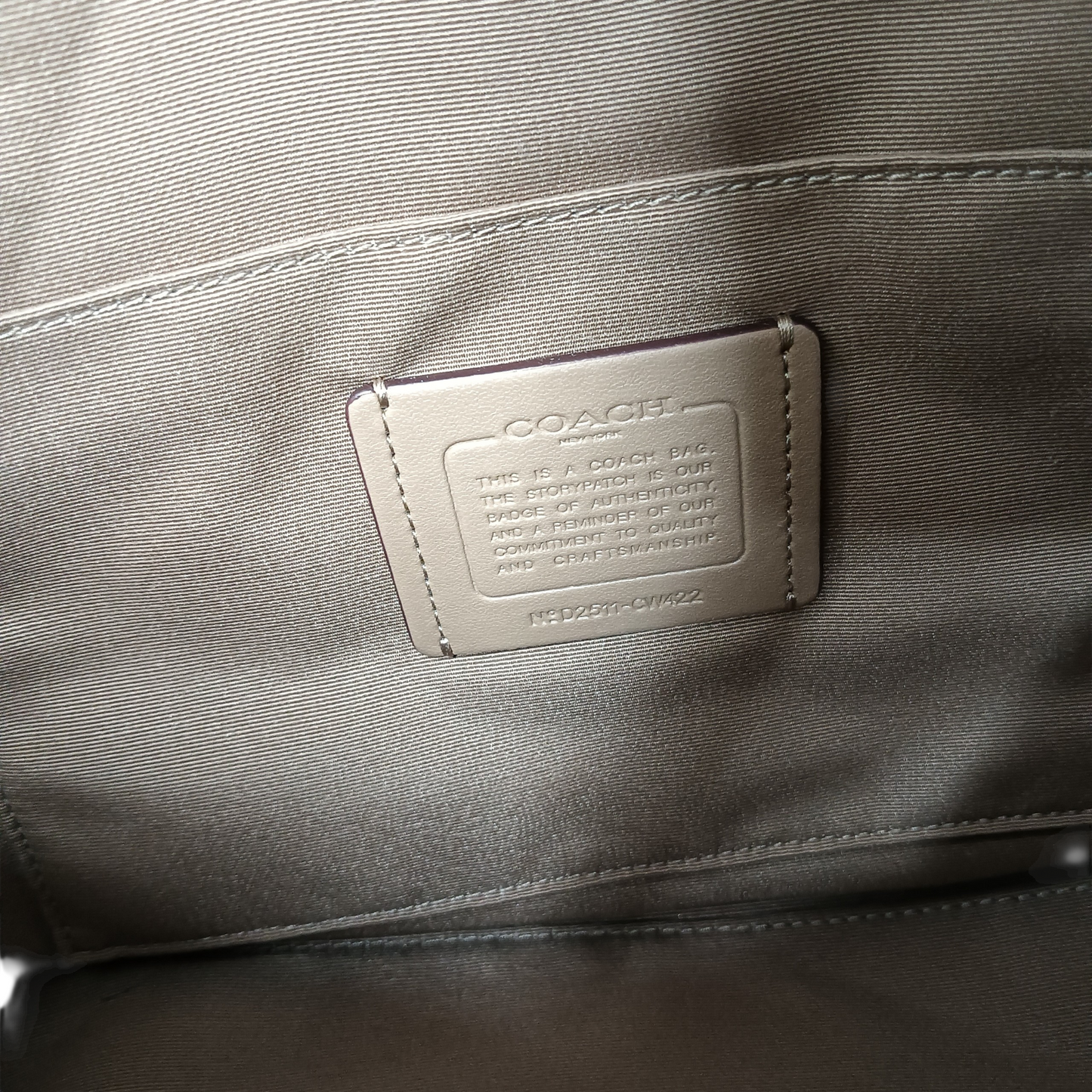 COACH 2WAY Bag CW422 Beige