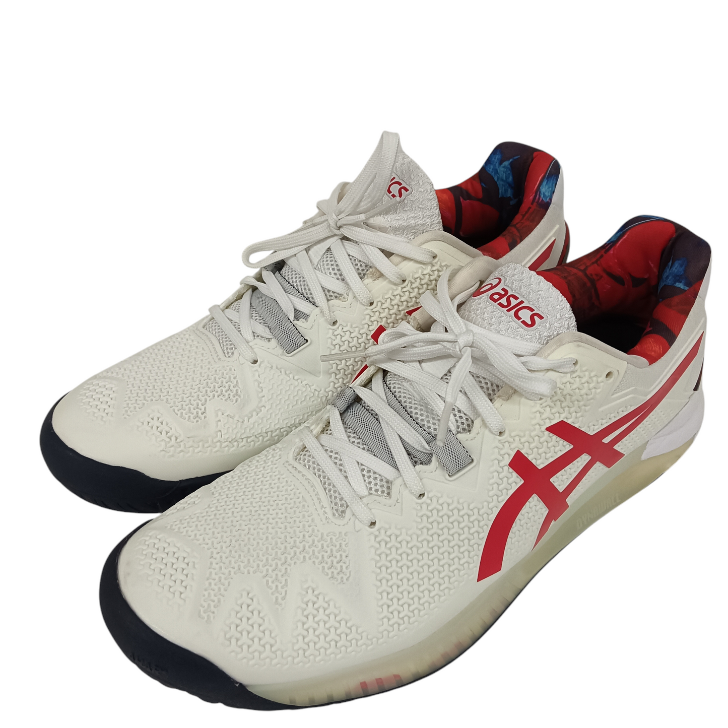 ASICS Sneaker Size 42 1041A292 Mens White/Red Rank AB