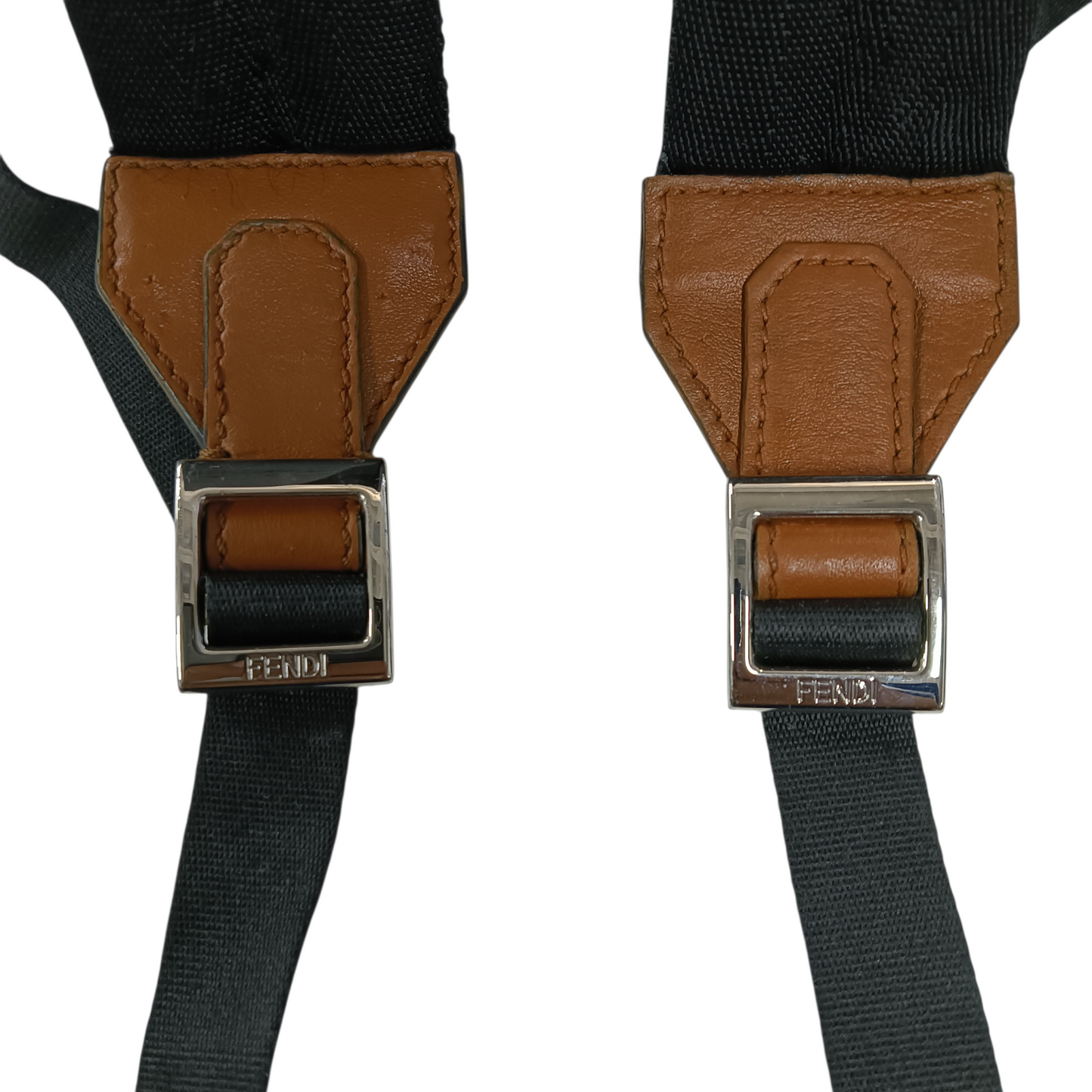 FENDI Rucksack 7VZ053 Beige/Brown Stain/Scratch