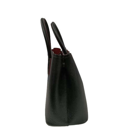 PRADA 2WAY Bag Saffiano 1BG 775 Black/Red **Damage/Inside Damage/Stain