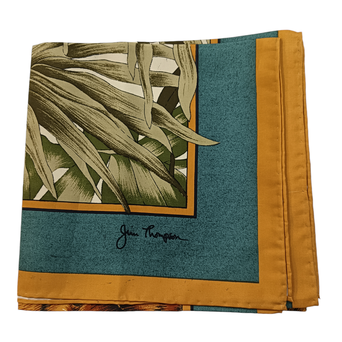JIM THOMPSON SCARF TIGER BROWN