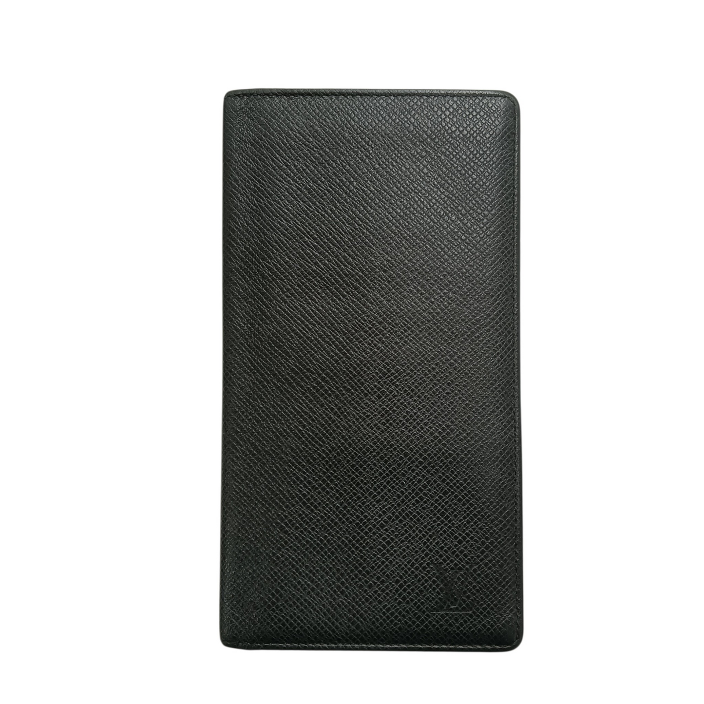 LOUIS VUITTON Long Wallet Taiga Black MI5102
