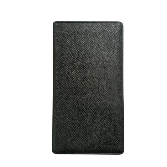 LOUIS VUITTON Long Wallet Taiga Black MI5102