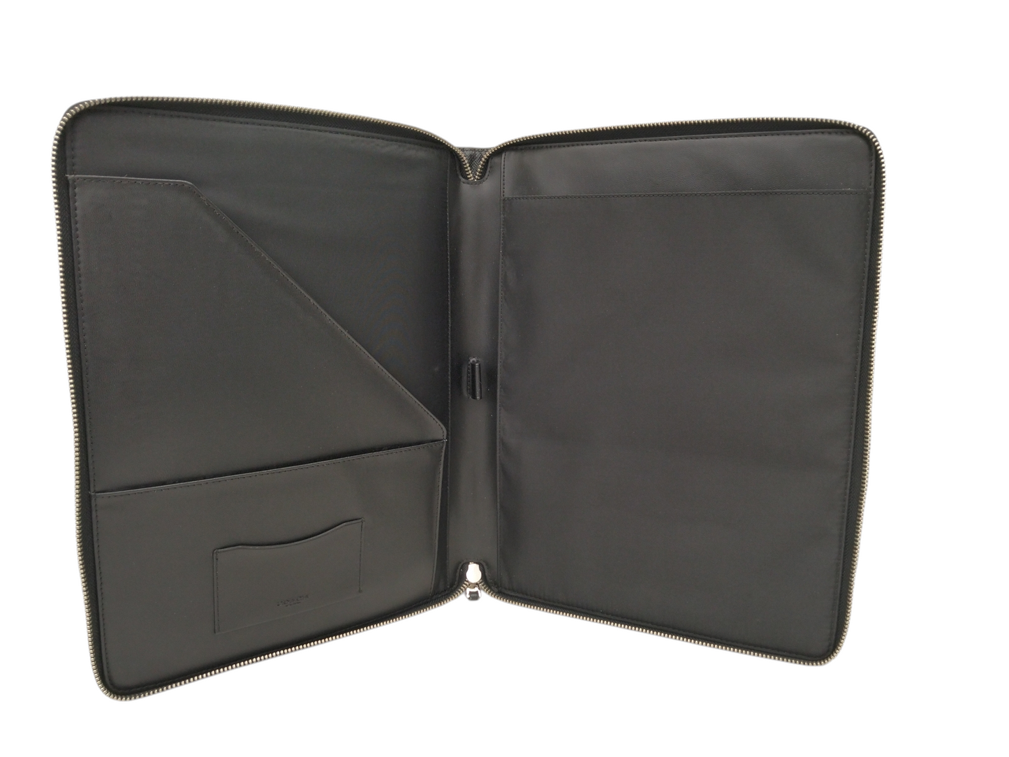 COACH CLUTCH BAG BLACK F63444 RANK(A)