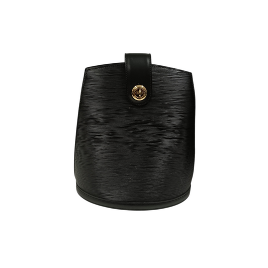 LOUIS VUITTON Shoulder Bag Epi M52252 Black VI0915