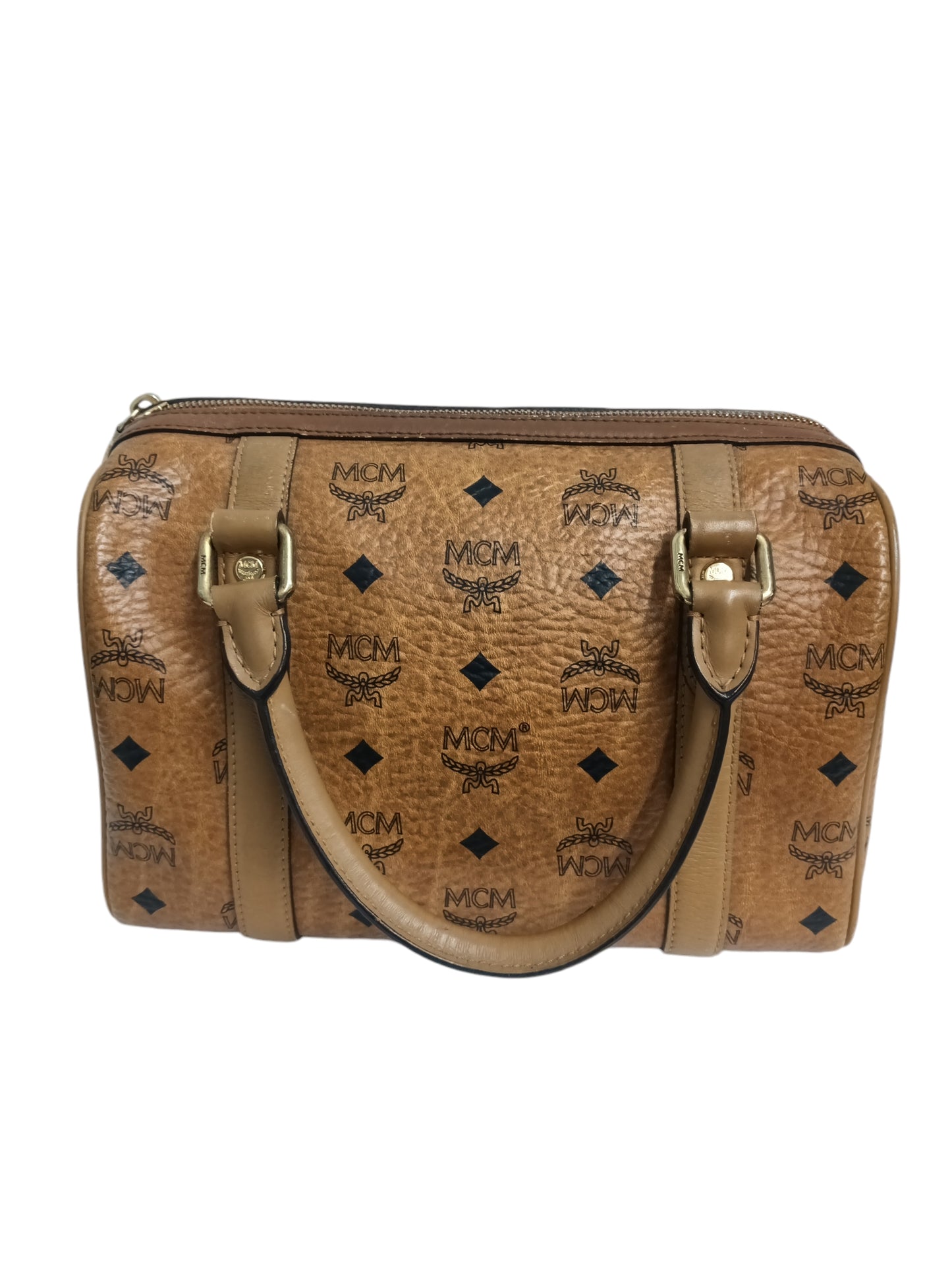 MCM HANDBAG BROWN MWBOAVI51C001 RANK(B)