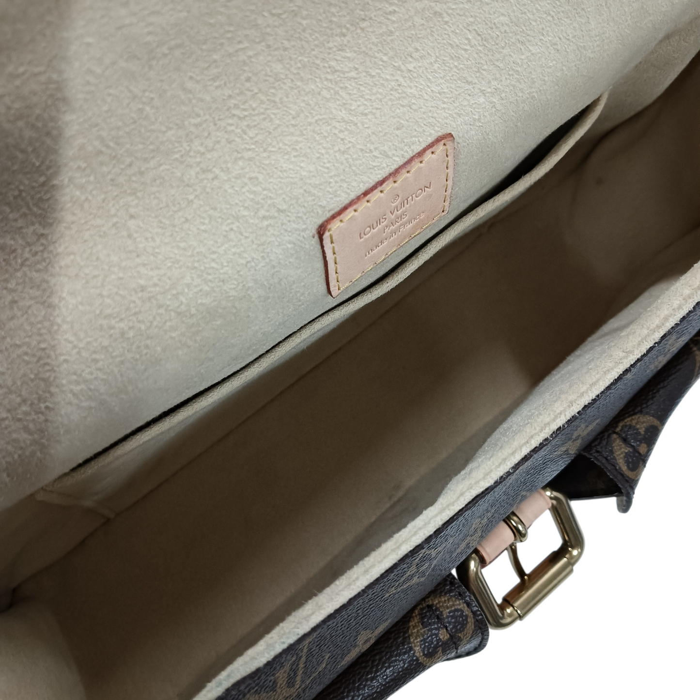 LOUIS VUITTON Shoulder Bag Monogram M40027 Brown DU0048