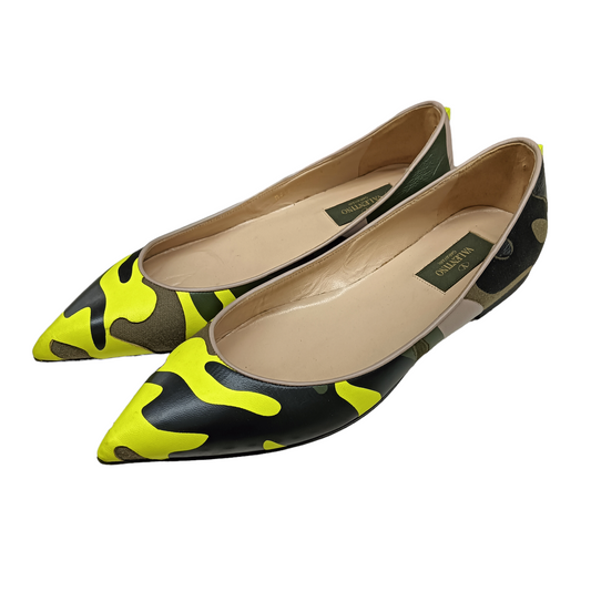 VALENTINO GARAVANI Pumps 38 Lady's Green/Yellow M0G 484 1