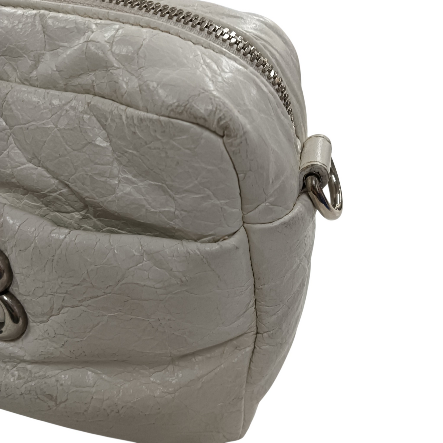 BALENCIAGA Shoulder Bag White 806459