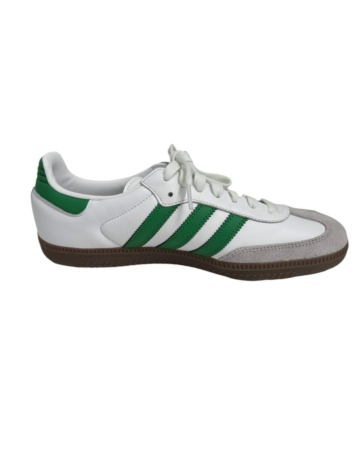 ADIDAS SNEAKERS MENS WHITE/GREEN SAMBA OG IG1024 SIZE 7.5 US RANK(A)