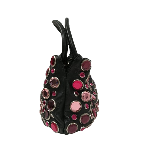 SONIA RYKIEL Shoulder Bag Pink/Black