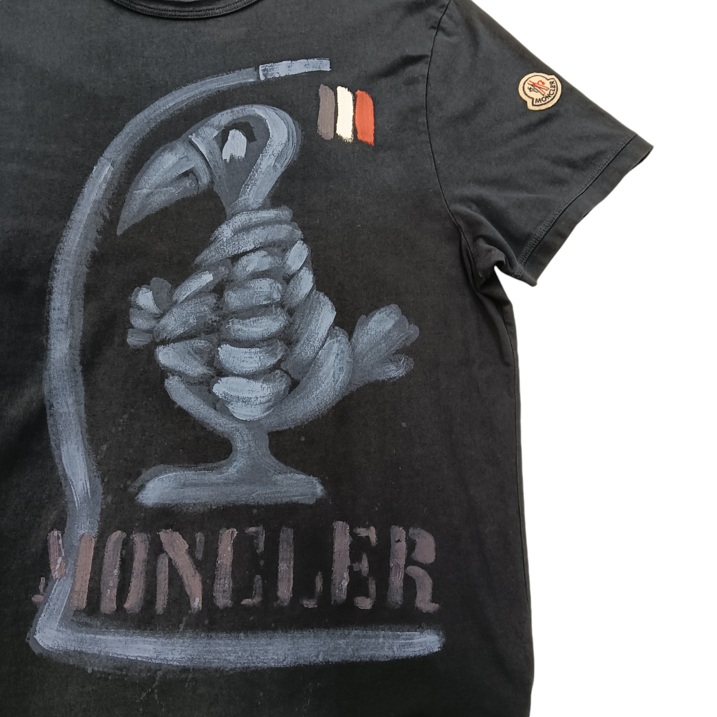 MONCLER Shirt Size L Navy 310918002050