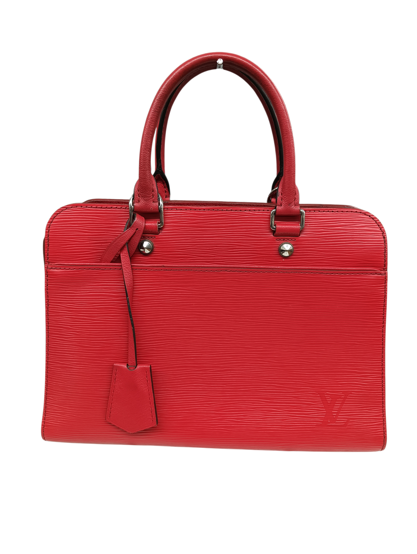 LOUIS VUITTON Handbag Epi M48187 Red ARO167