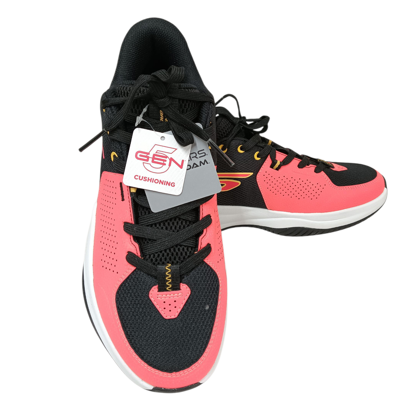 SKECHERS Sneaker Size 8 US SN253011 Unisex Pink/Black